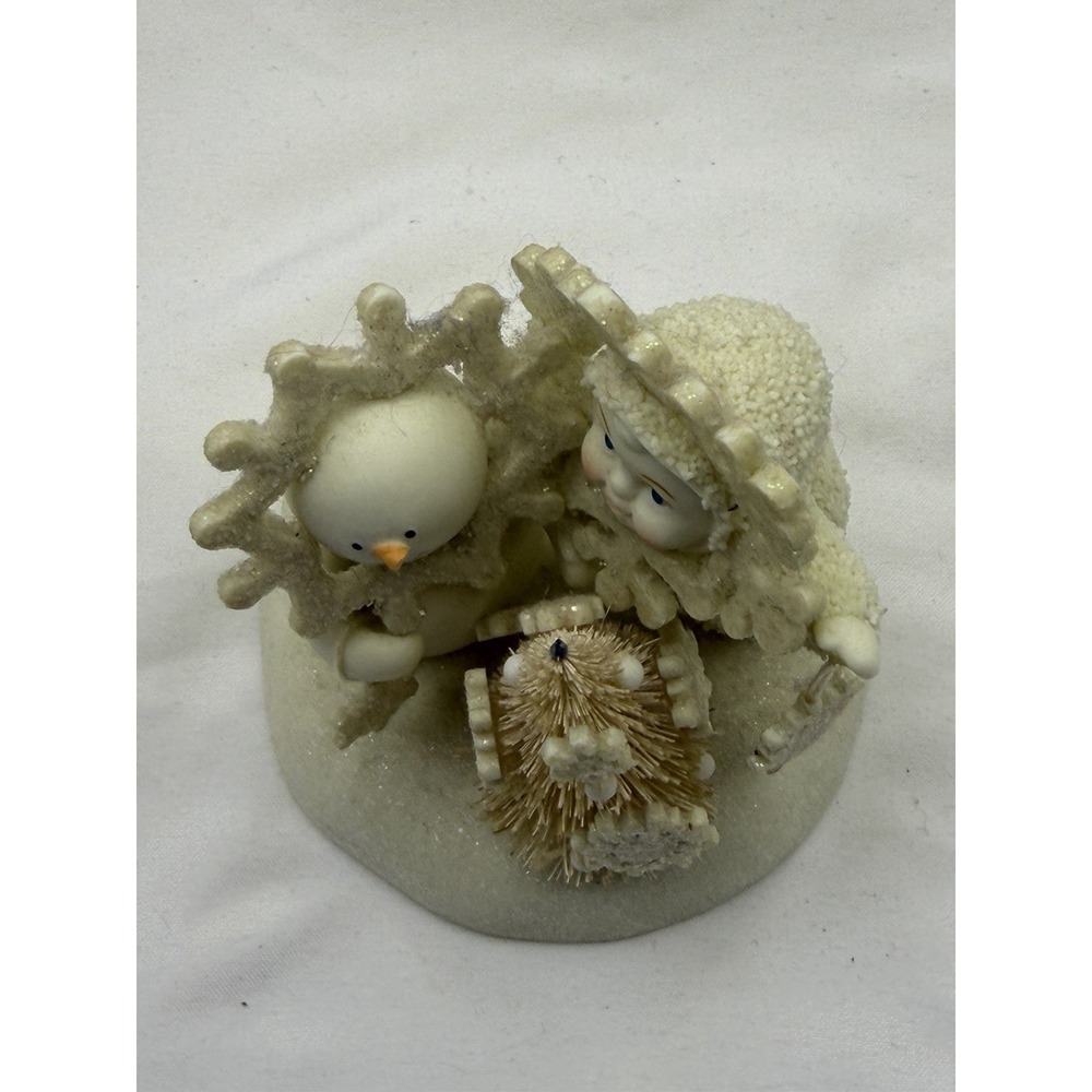 Adorable Department 56 Snowbabies Snowflake Magic Tree Snowman is magical. READ - Picture 5 of 8